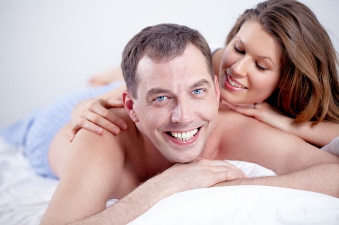 a woman with a man naturally increases potency