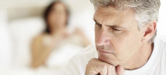 The man thought about the reasons for the decrease in potency