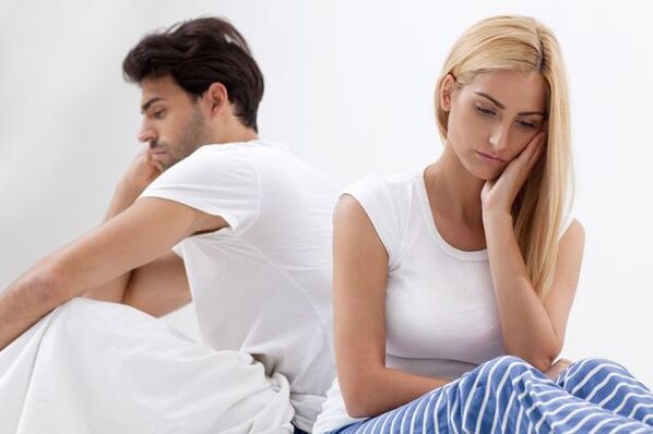 Problems in communication with his wife caused a weakening of potency in men