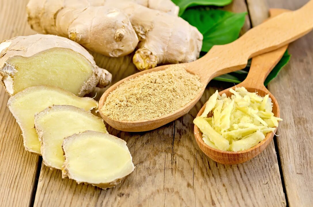 ginger to improve potency