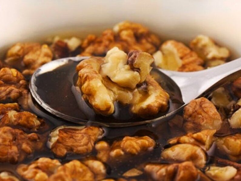 walnuts with honey for potency